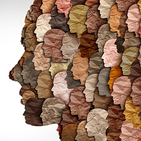 Peoples' skintones