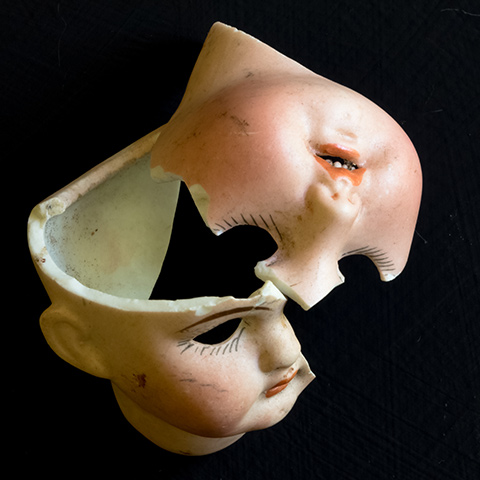 Broken mask