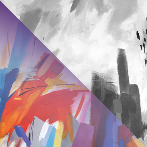 an abstract painting
