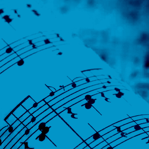 photo of a close-up of sheet music