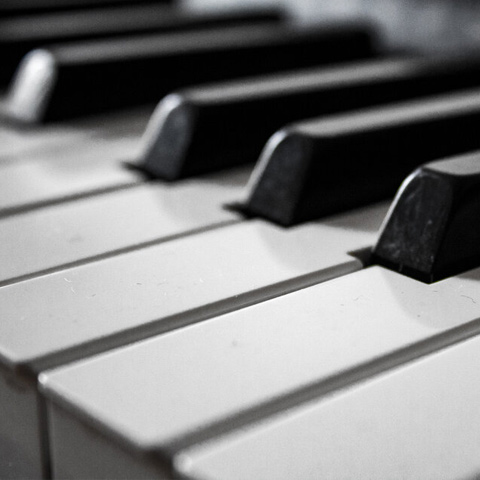 photo of piano keys