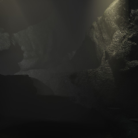 In the shadows