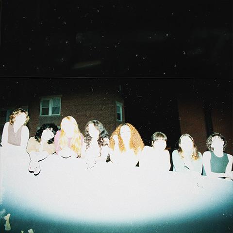Contemporary photo of washed out individuals. 