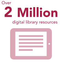 Over 2 million digital library resources