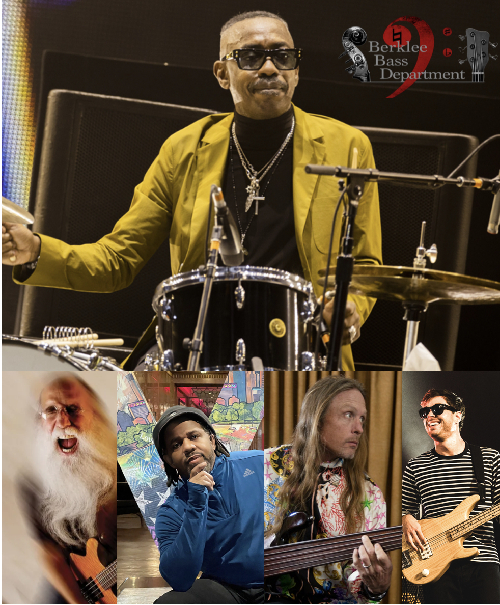 Steve Jordan, and Bass Bash No. 1 Members, Joe Dart ,Victor Wooten, Steve Bailey and Lee Sklar.