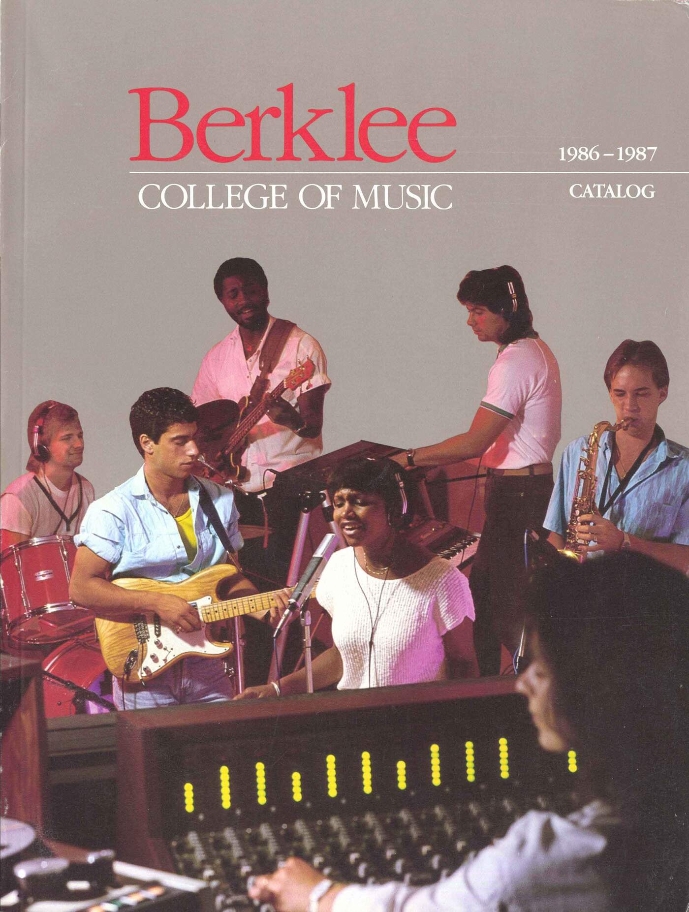 Berklee College of Music catalog from 1986–1987