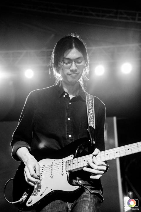 guitarist onstage