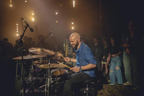 drummer onstage