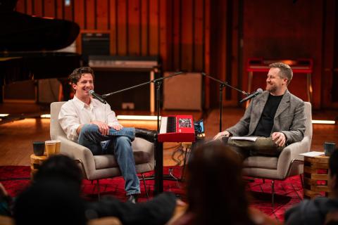 Charlie Puth and Charlie Harding at Power Station. 