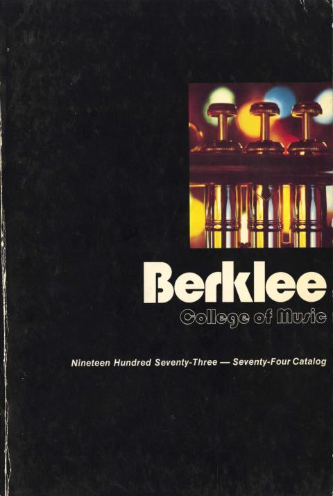 Berklee College of Music bulletin from 1973–1974