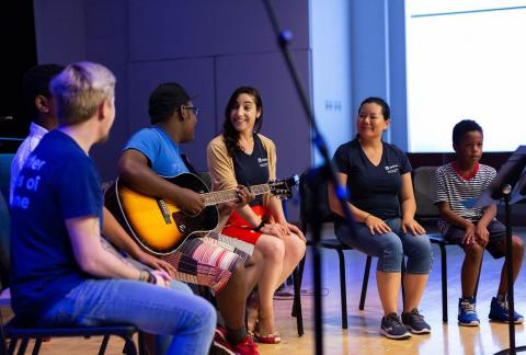 Students in a classroom setting
